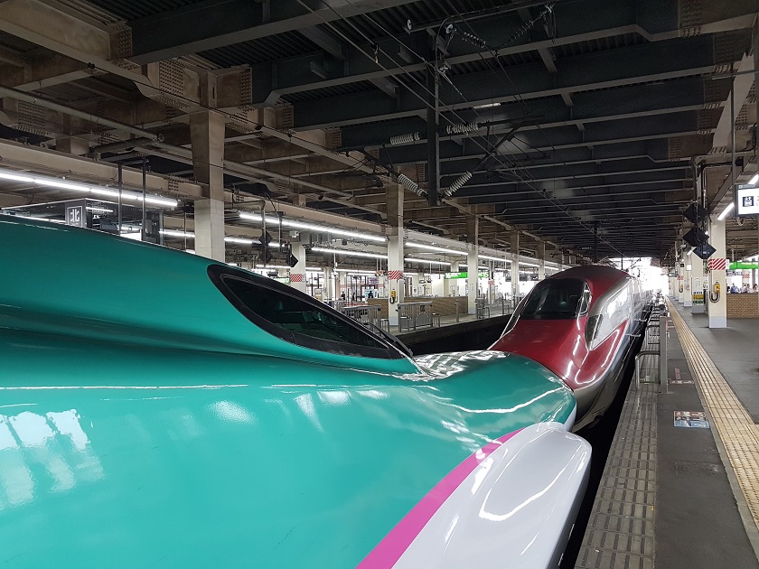 The Akita Shinkansen line between Tokyo and Akita